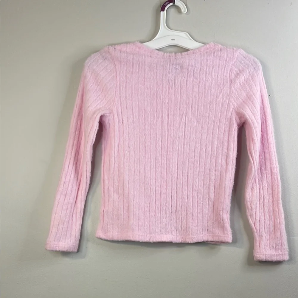 Justice Girls Pink Cardigan Sweater Size Medium (10) #10